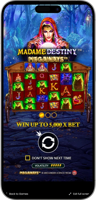 Madame Destiny Megaways App